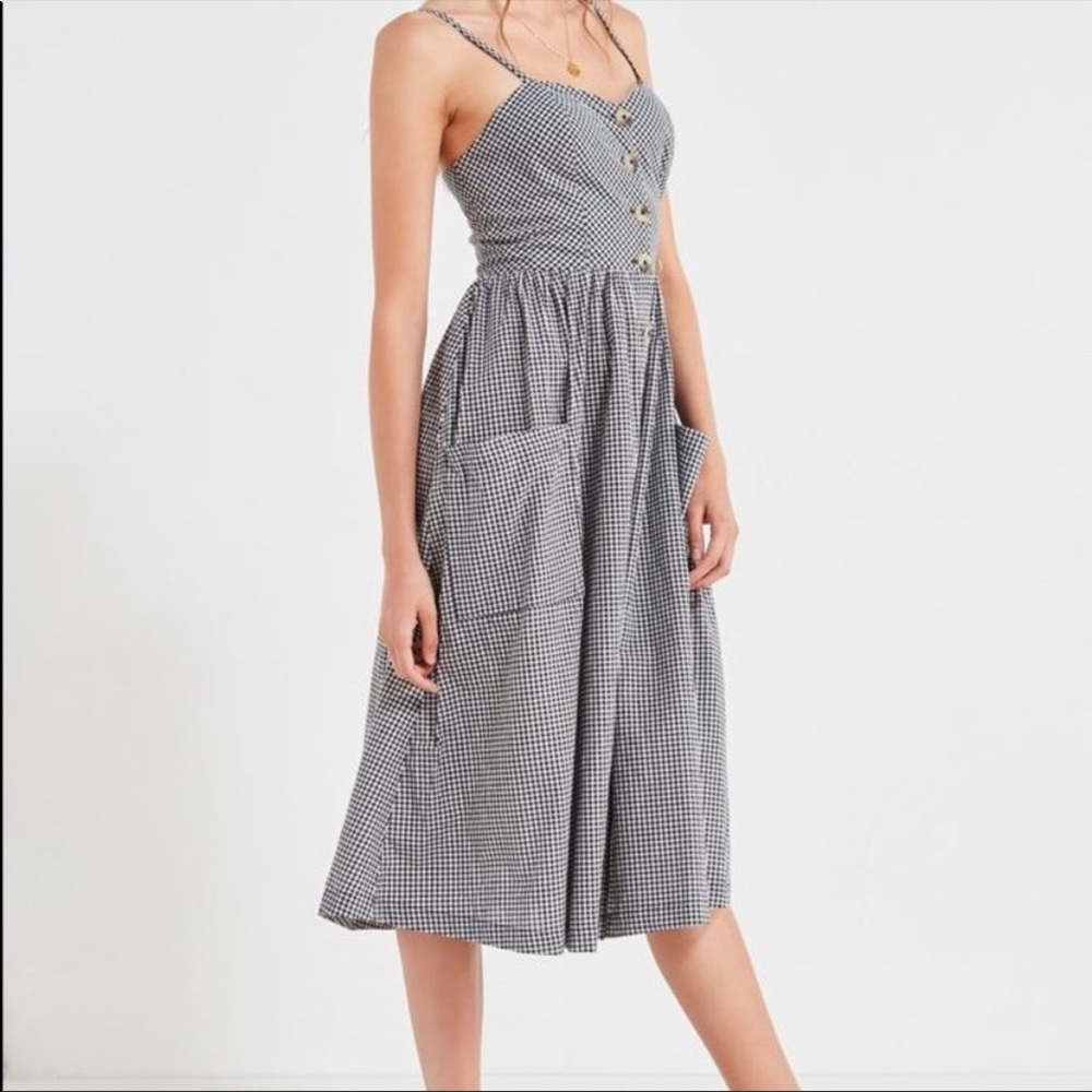 Urban Outfitters Button-Down Midi Dress